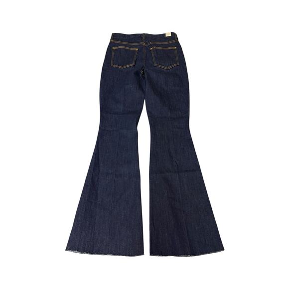 Frank & Eileen Flannigan Flare Jeans Dark Wash Cotton Blend Size 30 Flared Leg - Picture 6 of 14